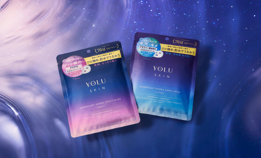 【発売2日で完売*¹】YOLUスキンケアシリーズの新商品「熟睡ツヤ肌*²マスク」が好調！11月18日（火）より公式オンラインストア・各種ECサイトでの再販売を開始